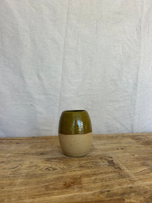 Medium Bud Vase - Olive Green