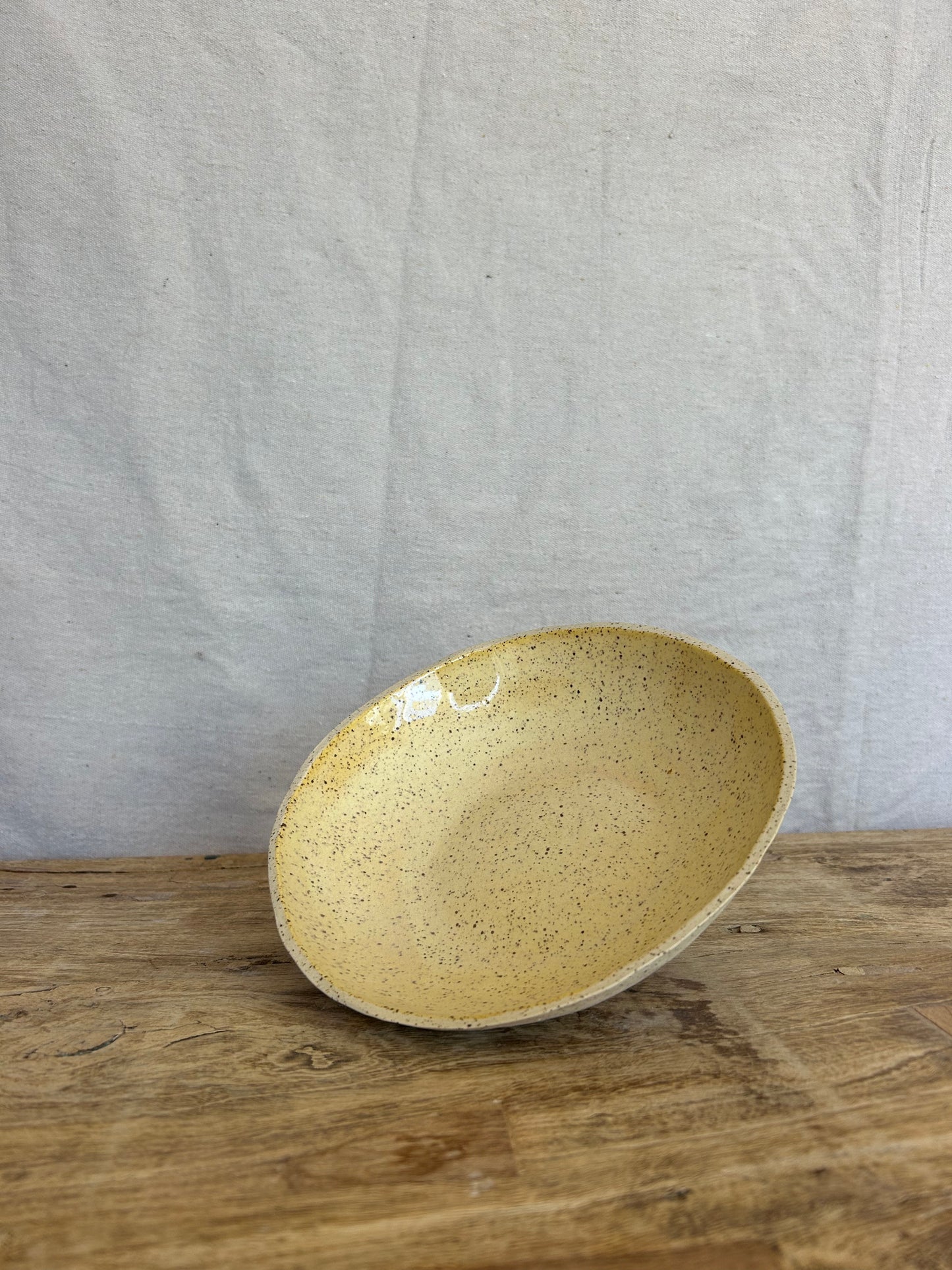 Medium Salad Bowl - Light Yellow