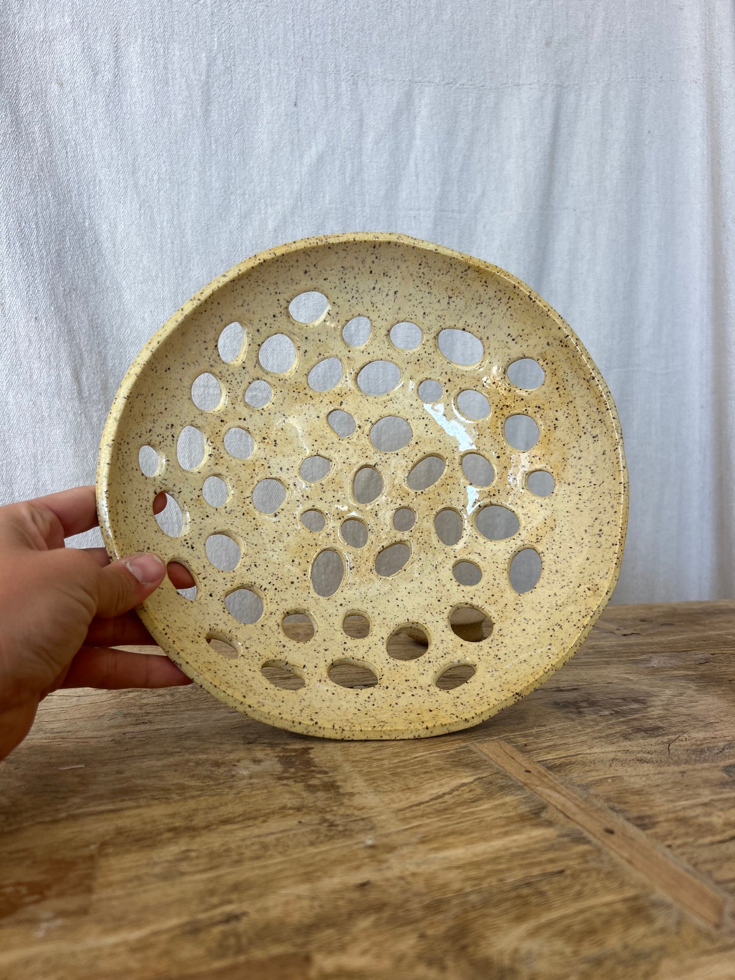 Large Colander - Light Yellow