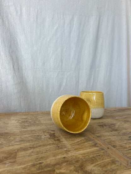 Thumbprint Cup - Yellow