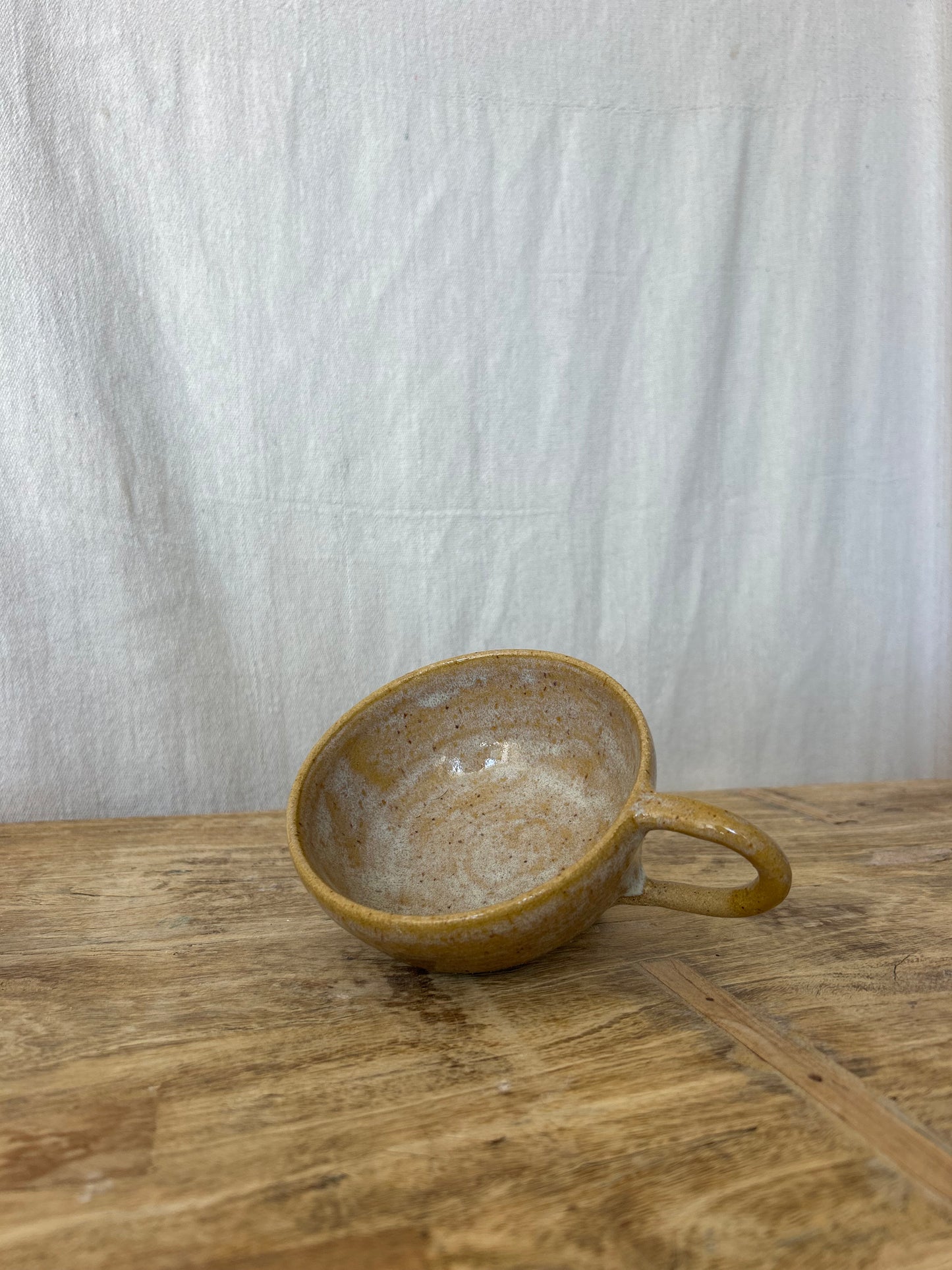 Tea Cup - Sheer Cream