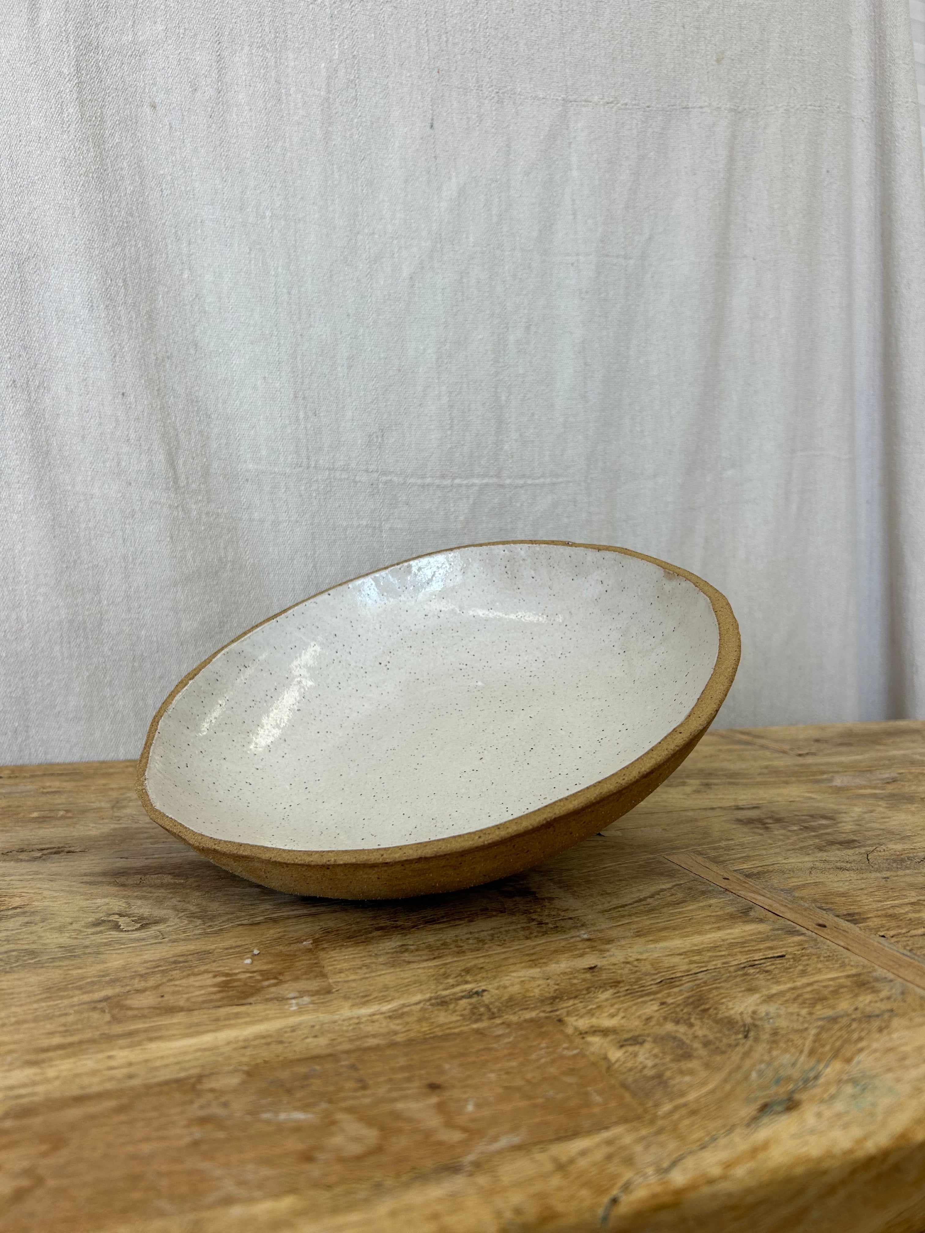 Large Salad Bowl - White