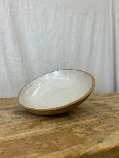 Large Salad Bowl - White