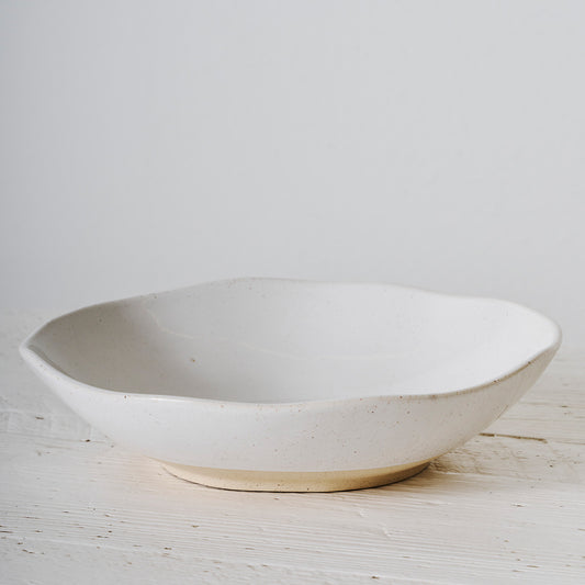 High Tide Serving Bowl | White Speckle