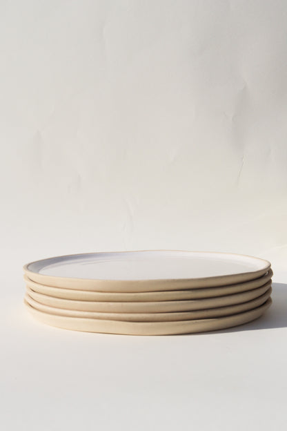 Jetty Salad Plate | White Speckle (Set of 4)