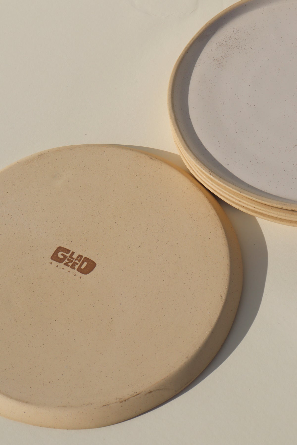 Jetty Salad Plate | White Speckle (Set of 4)