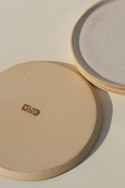 Jetty Salad Plate | White Speckle (Set of 4)