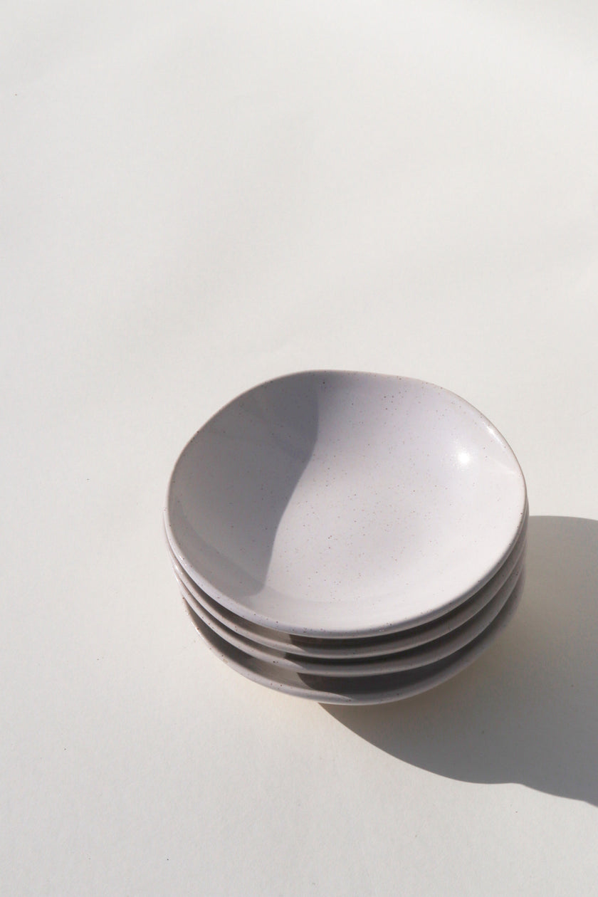 Low Tide Bowl - White Speckle (Set of 4)
