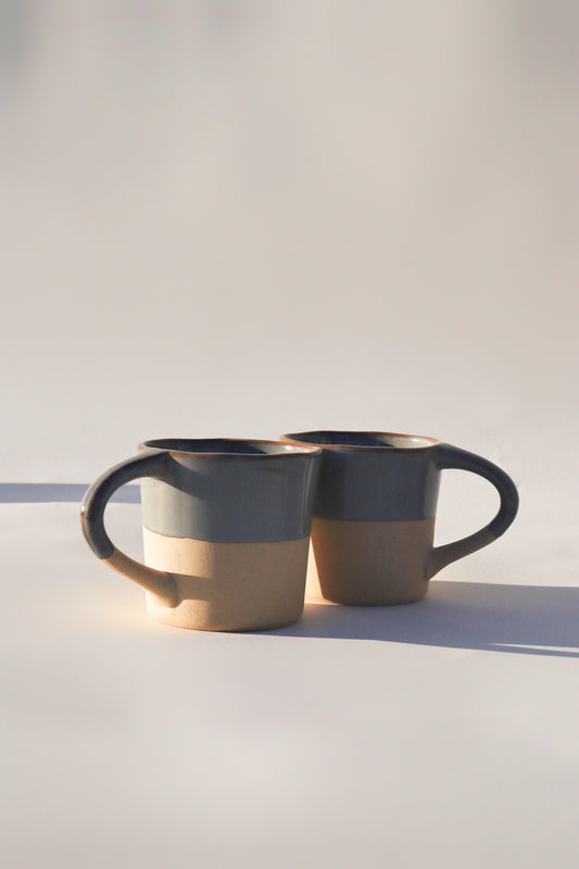 Harbor Handbuilt Mug | Waterfall (Set of 2)
