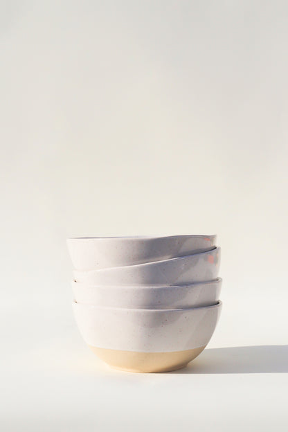 Ola Cereal Bowl - White Speckle (Set of 4)